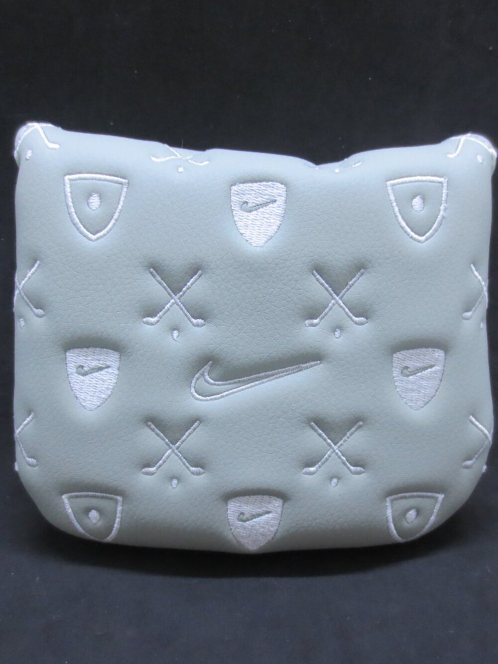 Nike Icon Golf Mallet Putter Headcover - Spruce Fog / Sail / Black - NWT